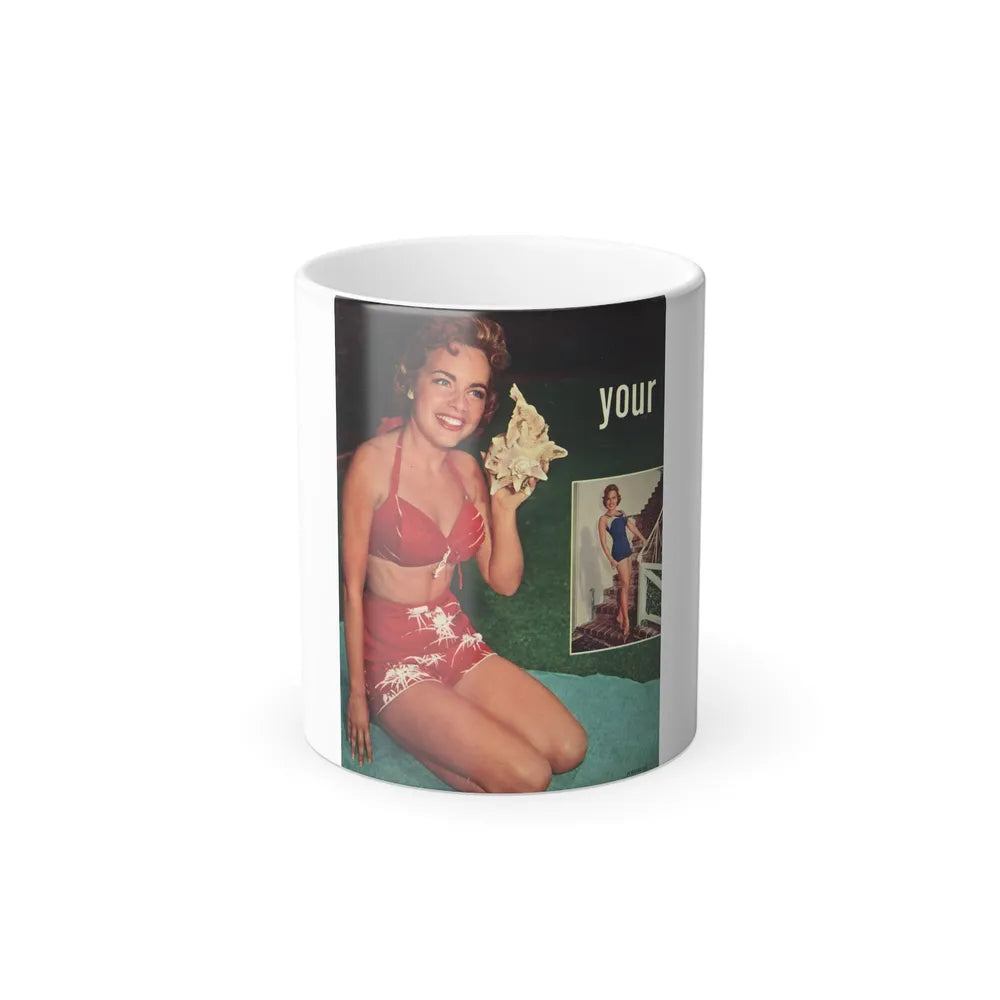 Terry Moore #640 - Magazine Page 2 Photos Circa 50's1 (Vintage Female Icons) Color Changing Mug 11oz-11oz-Go Mug Yourself