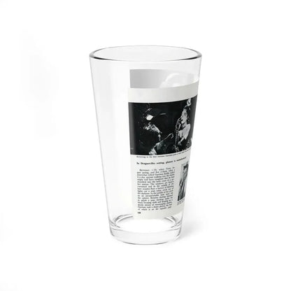 Terry Moore #644 [Pages 148 & 149] Pages 5 & 6 of 6+3 B&W Photos, Brief Paragraph & Captions from Pageant Digest Mag. July '55 (Vintage Female Icon) Pint Glass 16oz - Go Mug Yourself