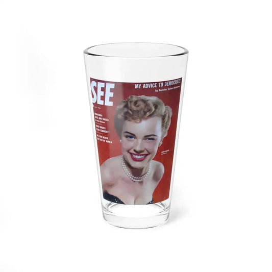 Terry Moore #65 - Mag. Cover (Vintage Female Icon) Pint Glass 16oz 16oz - Go Mug Yourself