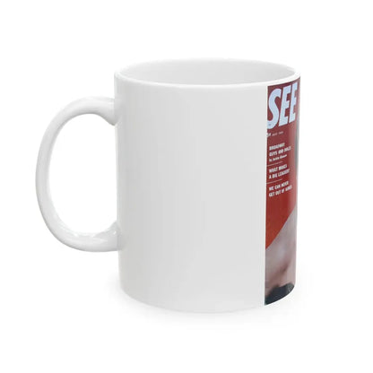 Terry Moore #65 - Mag. Cover (Vintage Female Icon) White Coffee Mug - Go Mug Yourself