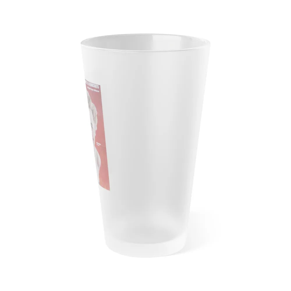 Terry Moore #65 - Mag. Cover (Vintage Female Icon) Frosted Pint Glass 16oz-Go Mug Yourself