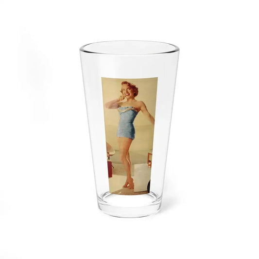 Terry Moore #651 - 3x7 Color Magazine Photo Clipping Circa 50's (Vintage Female Icon) Pint Glass 16oz 16oz - Go Mug Yourself