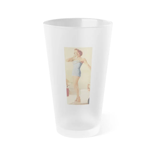 Terry Moore #651 - 3x7 Color Magazine Photo Clipping Circa 50's (Vintage Female Icon) Frosted Pint Glass 16oz-16oz-Frosted-Go Mug Yourself