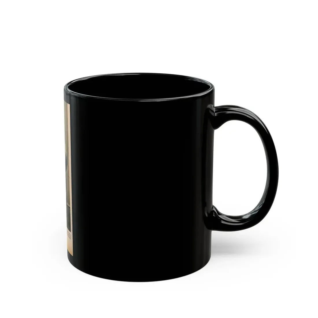 Terry Moore #652 - B&W Magazine Photo Clipping Circa 50's (Vintage Female Icon) Black Coffee Mug - Go Mug Yourself