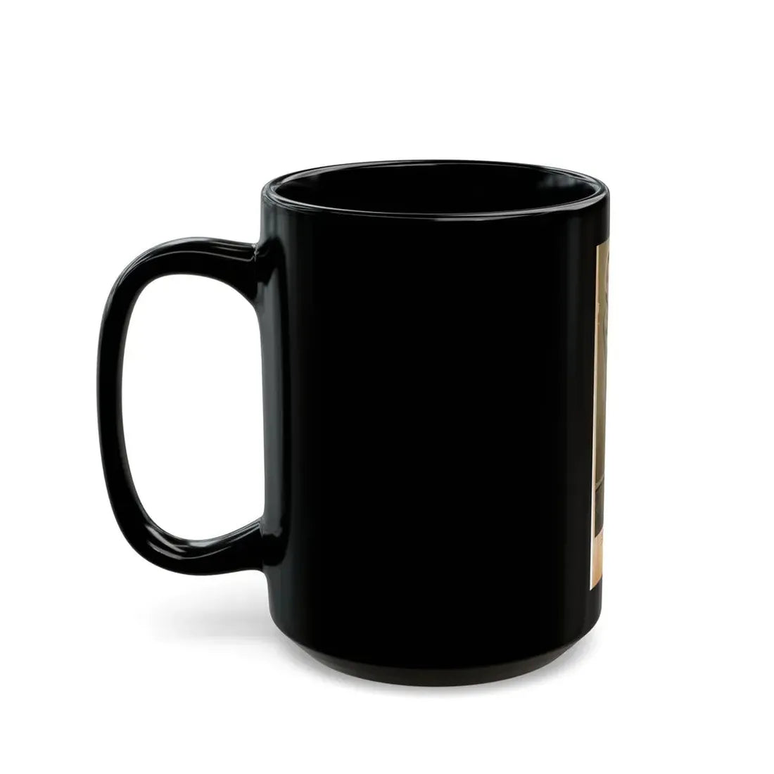 Terry Moore #652 - B&W Magazine Photo Clipping Circa 50's (Vintage Female Icon) Black Coffee Mug - Go Mug Yourself