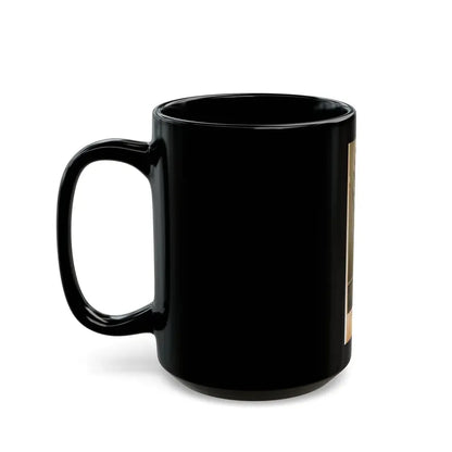 Terry Moore #652 - B&W Magazine Photo Clipping Circa 50's (Vintage Female Icon) Black Coffee Mug - Go Mug Yourself