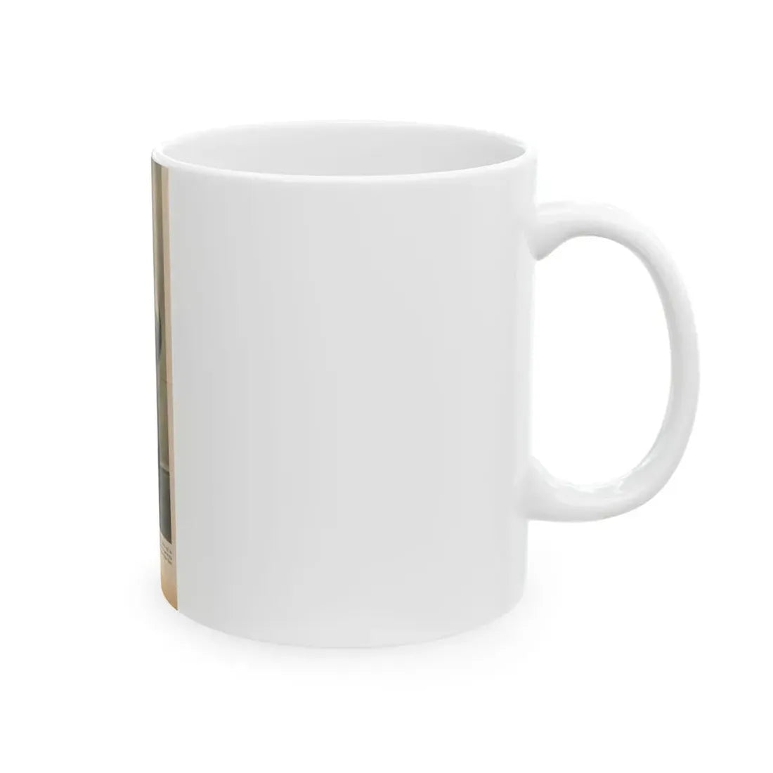 Terry Moore #652 - B&W Magazine Photo Clipping Circa 50's (Vintage Female Icon) White Coffee Mug - Go Mug Yourself