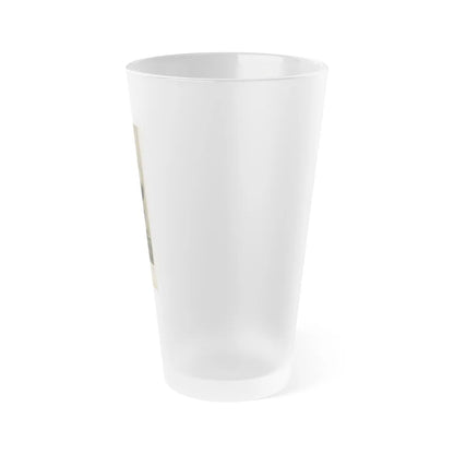 Terry Moore #652 - B&W Magazine Photo Clipping Circa 50's (Vintage Female Icon) Frosted Pint Glass 16oz-Go Mug Yourself