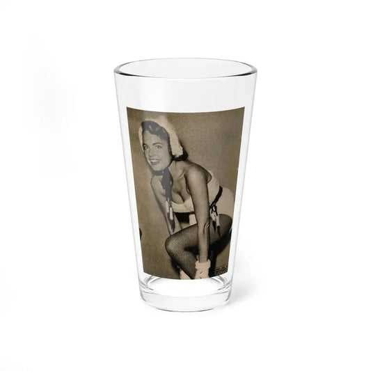 Terry Moore #653 - B&W Magazine Photo Clipping Circa 50's (Vintage Female Icon) Pint Glass 16oz 16oz - Go Mug Yourself