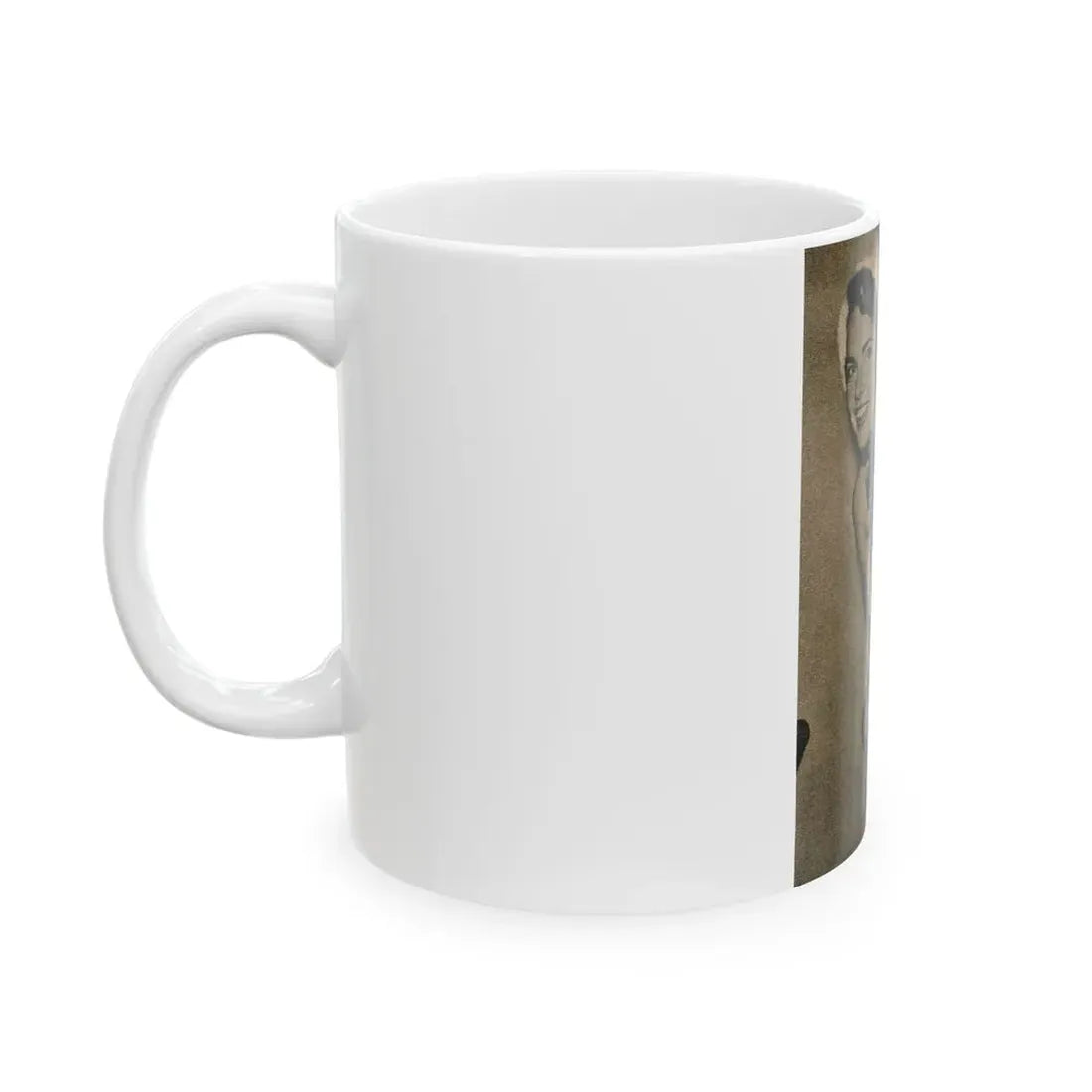 Terry Moore #653 - B&W Magazine Photo Clipping Circa 50's (Vintage Female Icon) White Coffee Mug - Go Mug Yourself