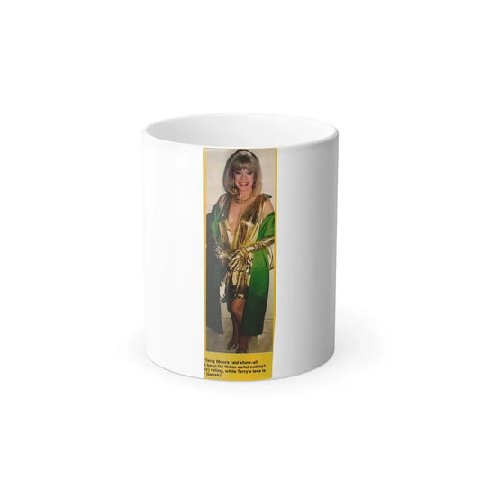 Terry Moore #654 - 2x6.75 Color Magazine Photo Clipping Circa 90's (Vintage Female Icon) Color Changing Mug 11oz Default Title - Go Mug Yourself