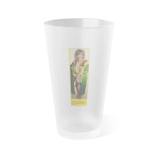 Terry Moore #654 - 2x6.75 Color Magazine Photo Clipping Circa 90's (Vintage Female Icon) Frosted Pint Glass 16oz 16oz Frosted - Go Mug Yourself