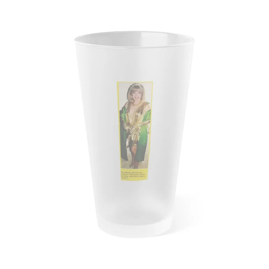 Terry Moore #654 - 2x6.75 Color Magazine Photo Clipping Circa 90's (Vintage Female Icon) Frosted Pint Glass 16oz-16oz-Frosted-Go Mug Yourself