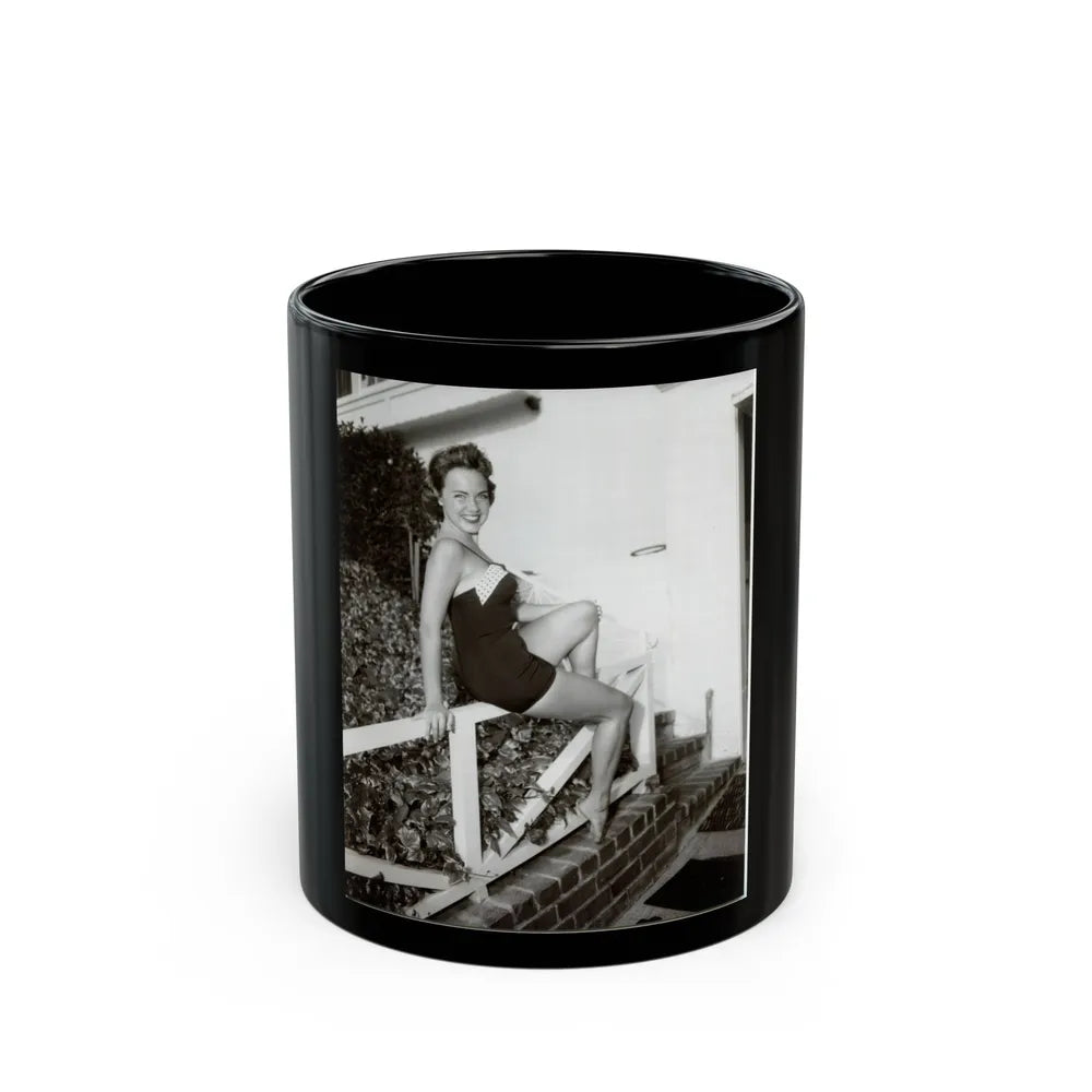 Terry Moore #655 (Vintage Female Icon) Black Coffee Mug-11oz-Go Mug Yourself