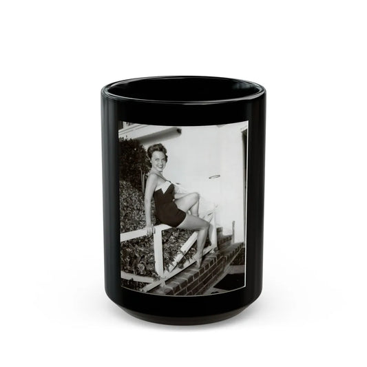 Terry Moore #655 (Vintage Female Icon) Black Coffee Mug-15oz-Go Mug Yourself