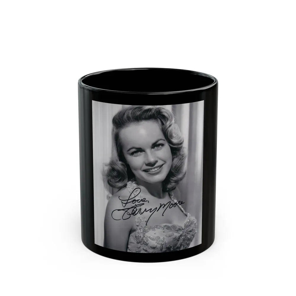 Terry Moore #659 (Vintage Female Icon) Black Coffee Mug-11oz-Go Mug Yourself