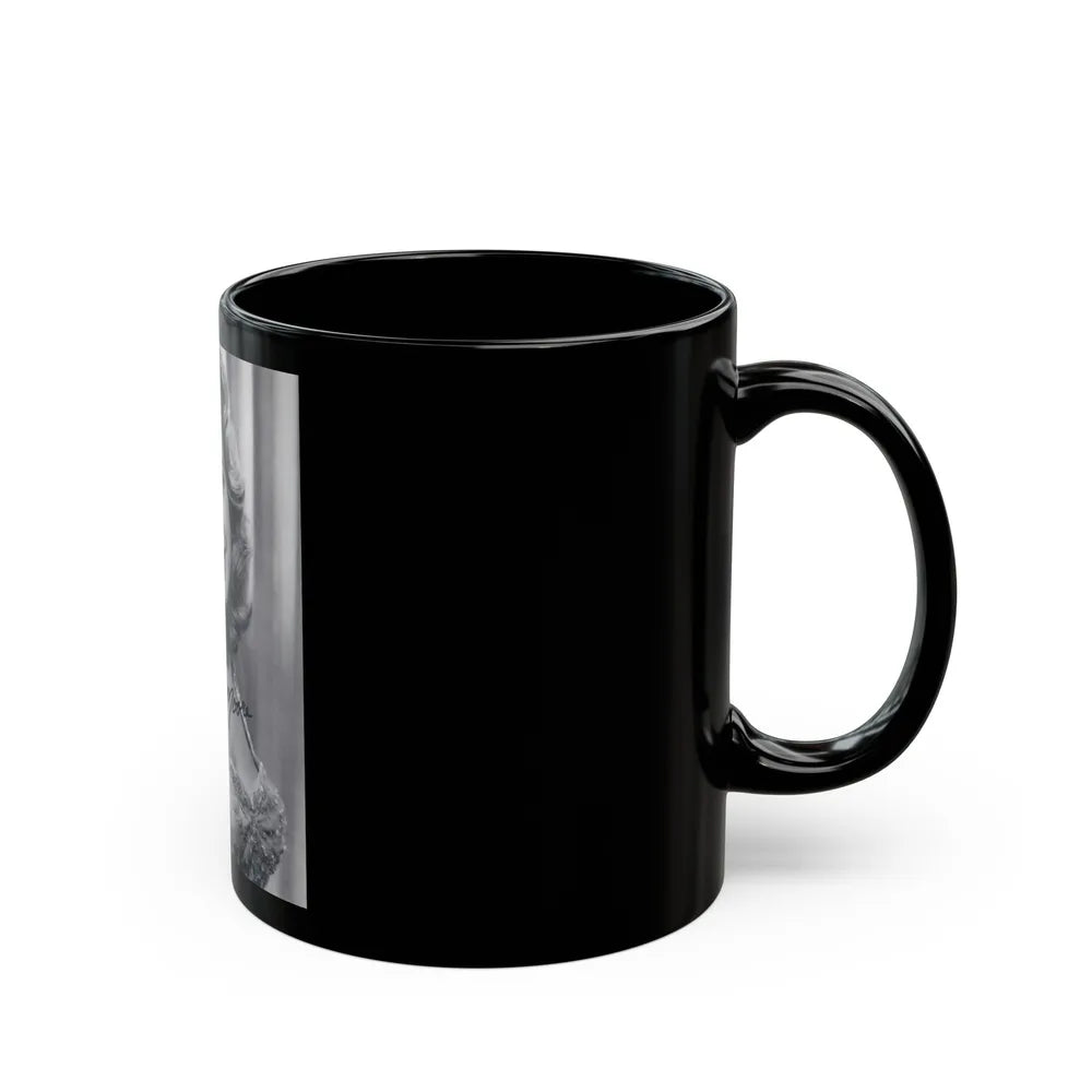 Terry Moore #659 (Vintage Female Icon) Black Coffee Mug-Go Mug Yourself