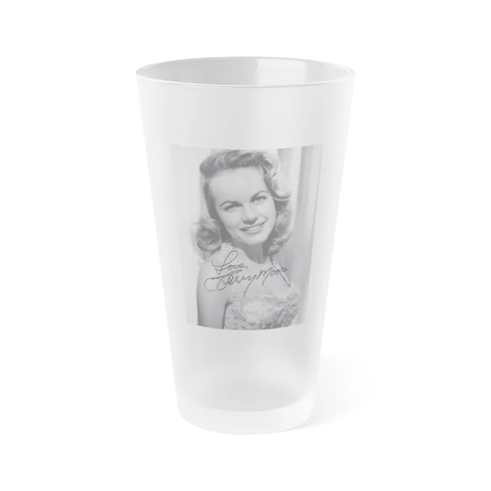 Terry Moore #659 (Vintage Female Icon) Frosted Pint Glass 16oz-16oz-Frosted-Go Mug Yourself