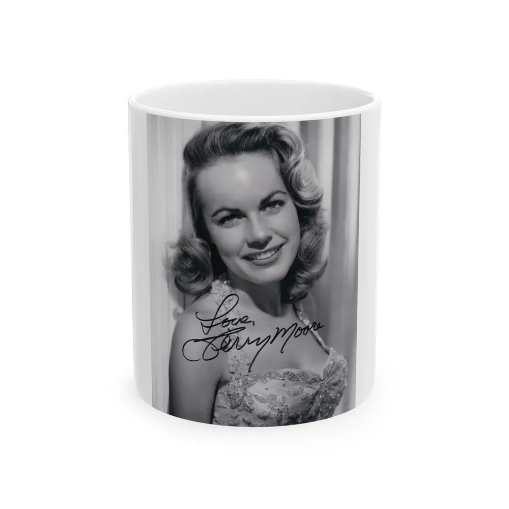 Terry Moore #659 (Vintage Female Icon) White Coffee Mug-11oz-Go Mug Yourself