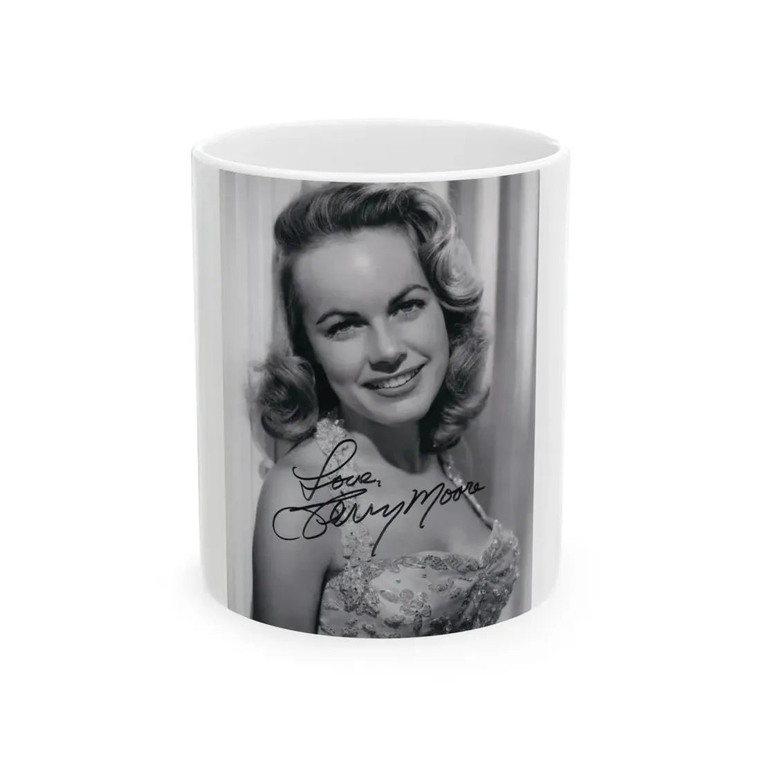 Terry Moore #659 (Vintage Female Icon) White Coffee Mug 11oz - Go Mug Yourself