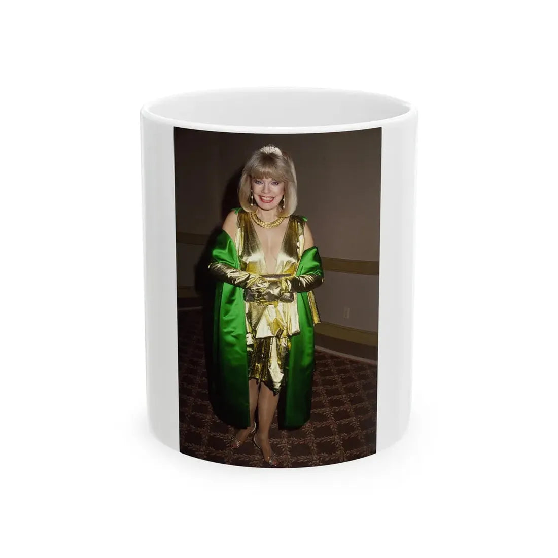 Terry Moore #661 (Vintage Female Icon) White Coffee Mug 11oz - Go Mug Yourself