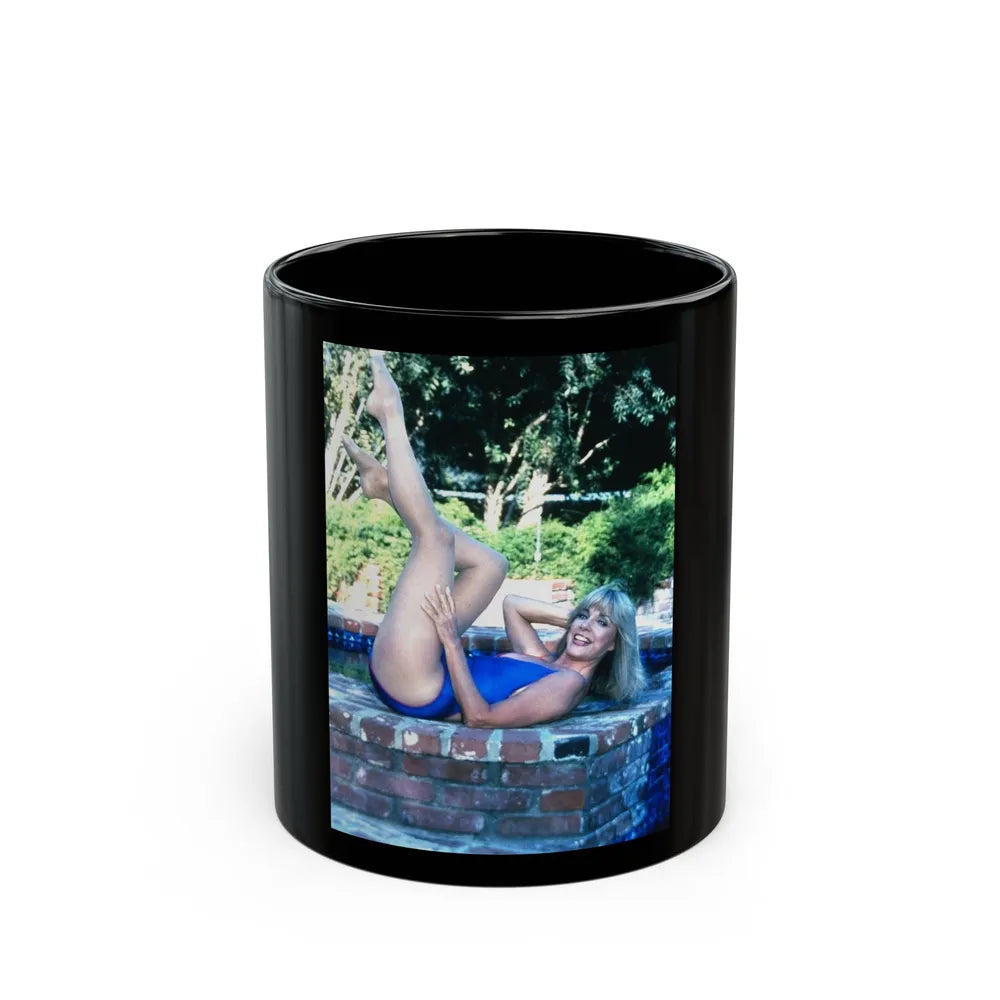 Terry Moore #664 (Vintage Female Icon) Black Coffee Mug-11oz-Go Mug Yourself