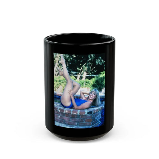 Terry Moore #664 (Vintage Female Icon) Black Coffee Mug-15oz-Go Mug Yourself
