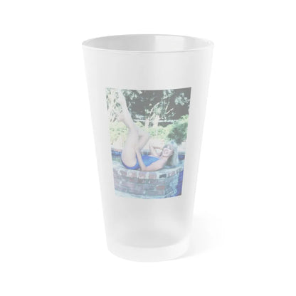 Terry Moore #664 (Vintage Female Icon) Frosted Pint Glass 16oz-16oz-Frosted-Go Mug Yourself