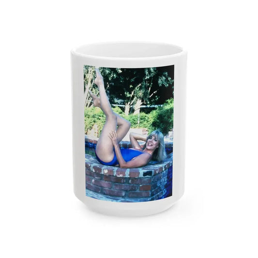 Terry Moore #664 (Vintage Female Icon) White Coffee Mug 15oz - Go Mug Yourself