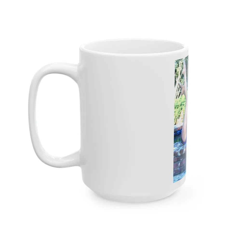 Terry Moore #664 (Vintage Female Icon) White Coffee Mug-Go Mug Yourself
