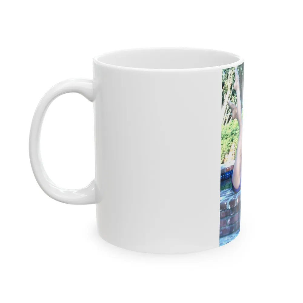 Terry Moore #664 (Vintage Female Icon) White Coffee Mug-Go Mug Yourself