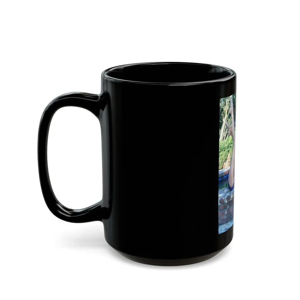Terry Moore #6641 (Vintage Female Icon) Black Coffee Mug-Go Mug Yourself