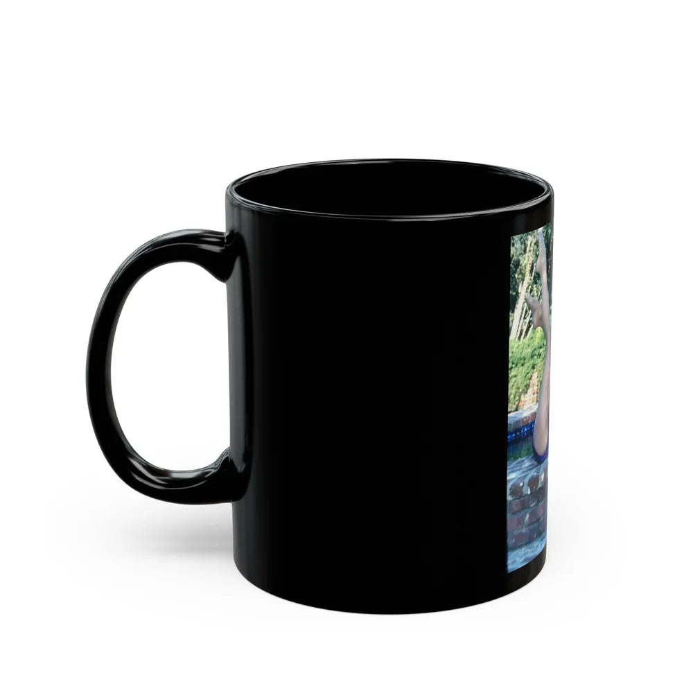 Terry Moore #6641 (Vintage Female Icon) Black Coffee Mug-Go Mug Yourself