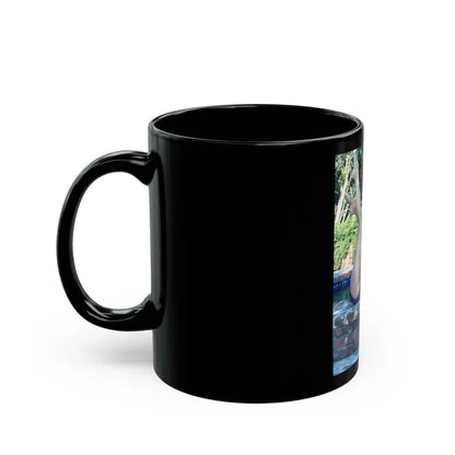 Terry Moore #6641 (Vintage Female Icon) Black Coffee Mug-Go Mug Yourself