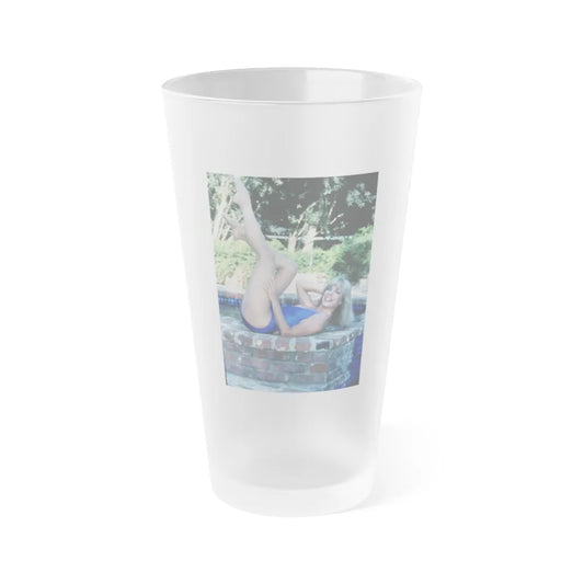Terry Moore #6641 (Vintage Female Icon) Frosted Pint Glass 16oz-16oz-Frosted-Go Mug Yourself