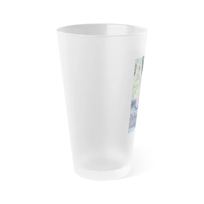Terry Moore #6641 (Vintage Female Icon) Frosted Pint Glass 16oz-Go Mug Yourself