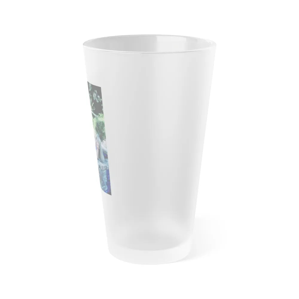 Terry Moore #6641 (Vintage Female Icon) Frosted Pint Glass 16oz-Go Mug Yourself