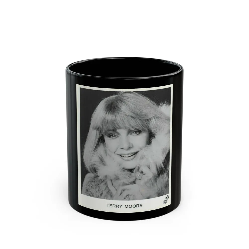 Terry Moore #665 (Vintage Female Icon) Black Coffee Mug-11oz-Go Mug Yourself