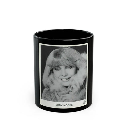 Terry Moore #665 (Vintage Female Icon) Black Coffee Mug-11oz-Go Mug Yourself