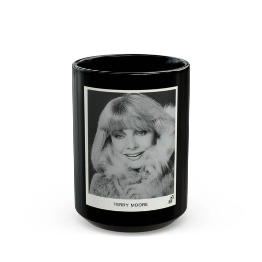 Terry Moore #665 (Vintage Female Icon) Black Coffee Mug-15oz-Go Mug Yourself