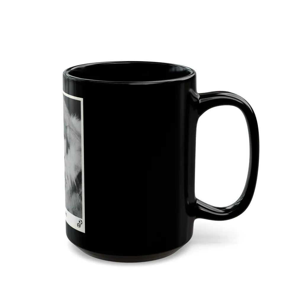 Terry Moore #665 (Vintage Female Icon) Black Coffee Mug-Go Mug Yourself