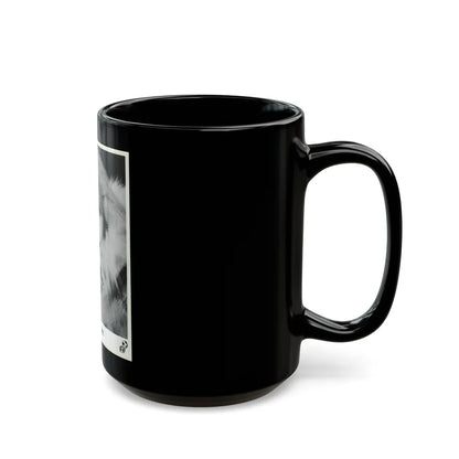Terry Moore #665 (Vintage Female Icon) Black Coffee Mug-Go Mug Yourself