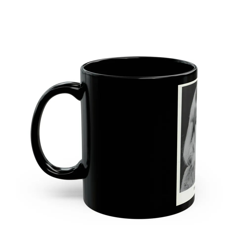 Terry Moore #665 (Vintage Female Icon) Black Coffee Mug-Go Mug Yourself