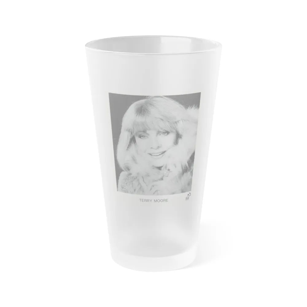 Terry Moore #665 (Vintage Female Icon) Frosted Pint Glass 16oz-16oz-Frosted-Go Mug Yourself