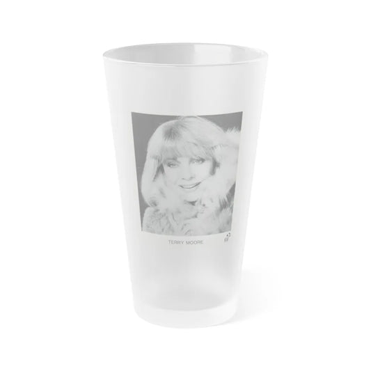 Terry Moore #665 (Vintage Female Icon) Frosted Pint Glass 16oz-16oz-Frosted-Go Mug Yourself
