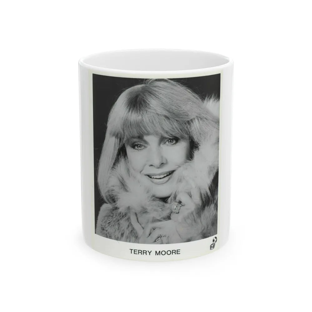 Terry Moore #665 (Vintage Female Icon) White Coffee Mug-11oz-Go Mug Yourself