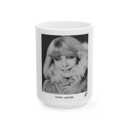 Terry Moore #665 (Vintage Female Icon) White Coffee Mug-15oz-Go Mug Yourself