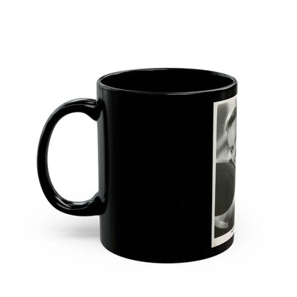 Terry Moore #666 (Vintage Female Icon) Black Coffee Mug-Go Mug Yourself