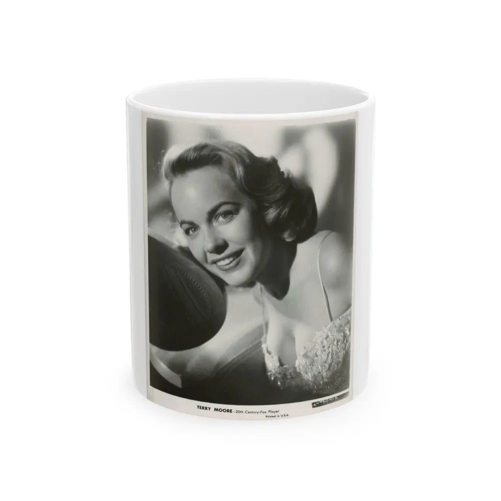 Terry Moore #666 (Vintage Female Icon) White Coffee Mug-11oz-Go Mug Yourself