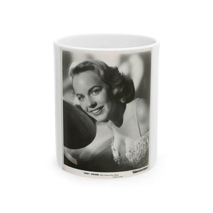 Terry Moore #666 (Vintage Female Icon) White Coffee Mug-11oz-Go Mug Yourself